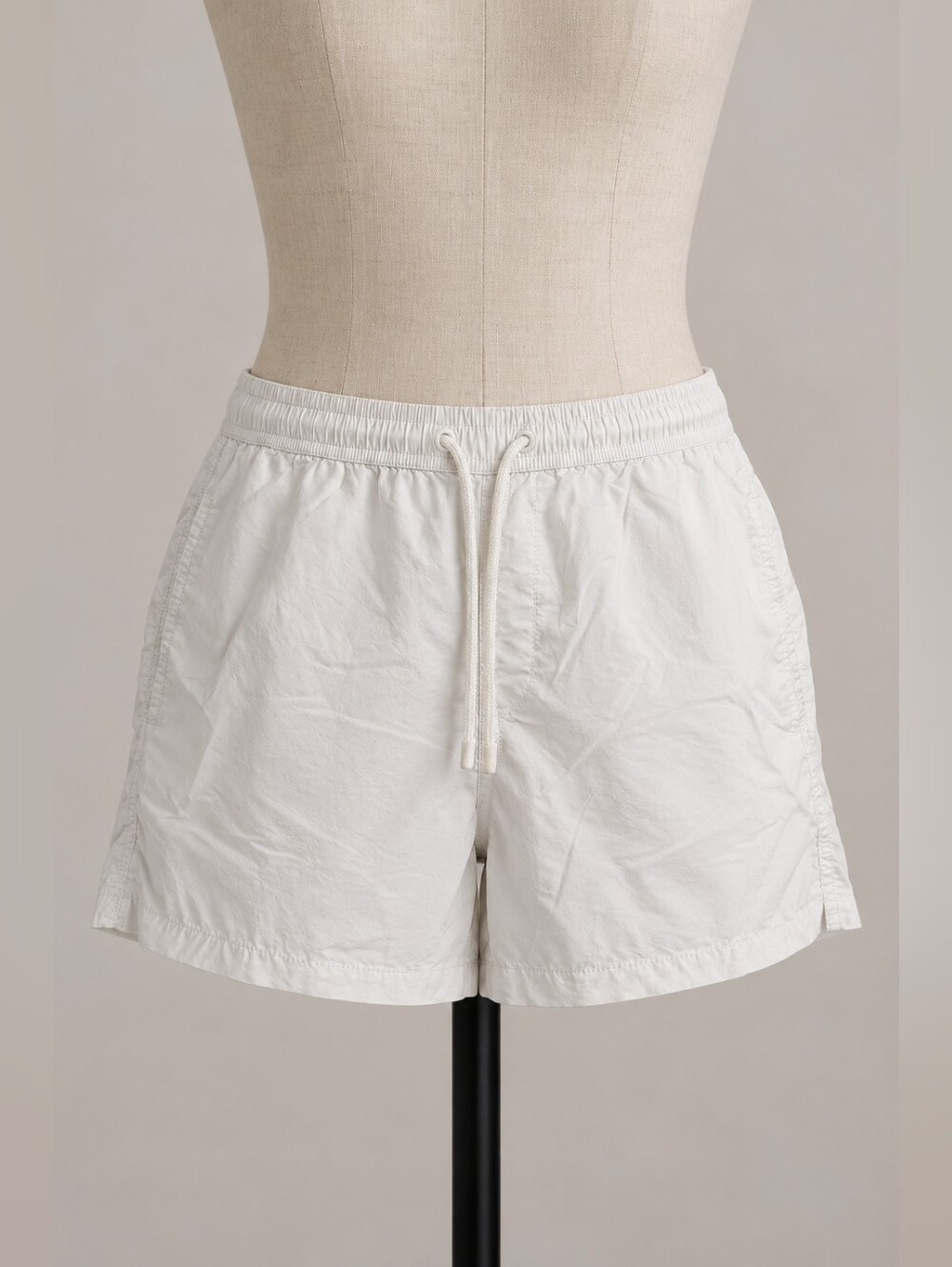 Zara Men’s White Drawstring Swim Shorts Size L
